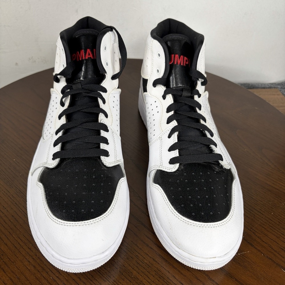 Nike Air Jordan Access Shoes Men's 13 White Black Basketball Sneaker AR3762-101 - Picture 3 of 16